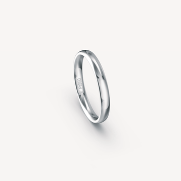Polished Band in Platinum (950) - 3mm