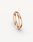 Polished Band in 18K Rose Gold - 4mm