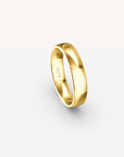 Polished Band in 18K Yellow Gold - 5mm
