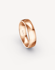 Polished Band in 18K Rose Gold - 6mm