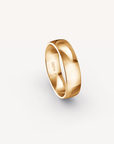 Polished Band in 14K Apricot Gold - 6mm