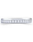 Claw Offset Wedding Band