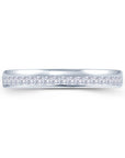 Princess Offset Wedding Band