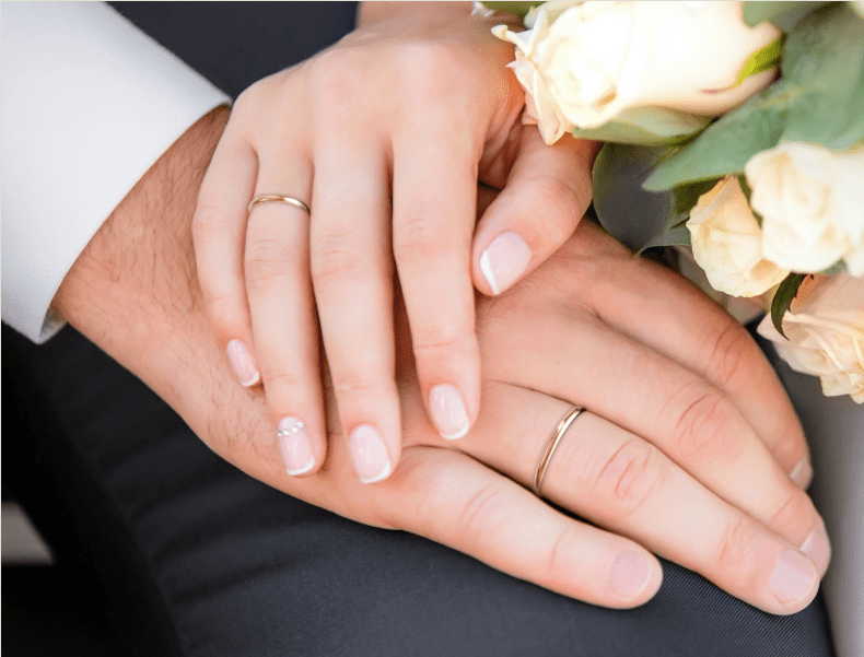 Polished Band in 18K Rose Gold - 2mm