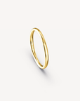Polished Band in 18K Yellow Gold - 2mm