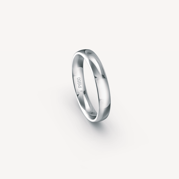 Polished Band in Platinum (950) - 4mm