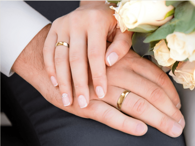 Polished Band in 14K Apricot Gold - 5mm