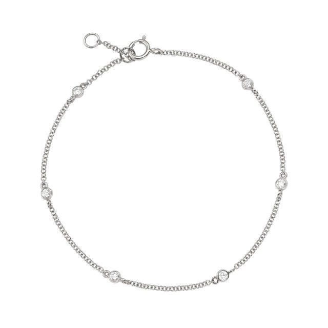 Timeless White Gold And Diamond Bracelet