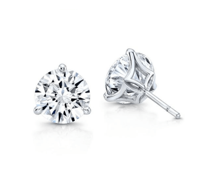 Diamond Stud Earrings - 2.01 carats