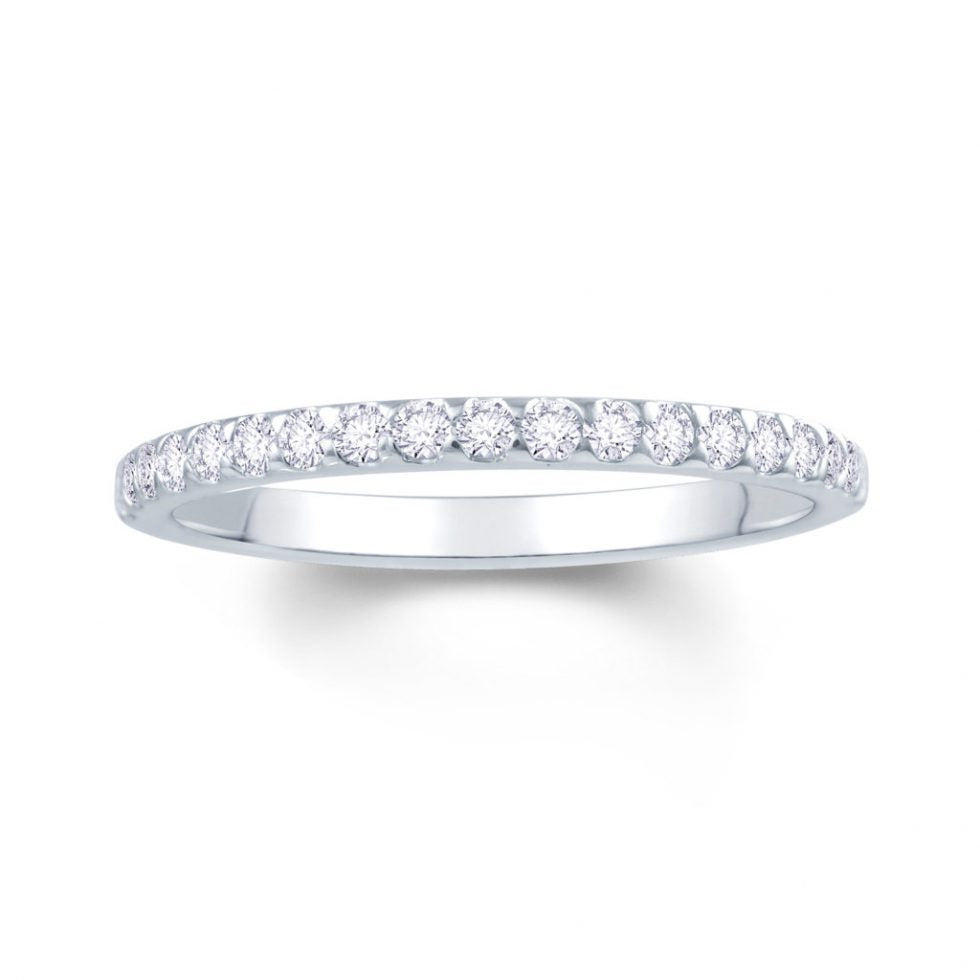 Triangle Claw Wedding Band